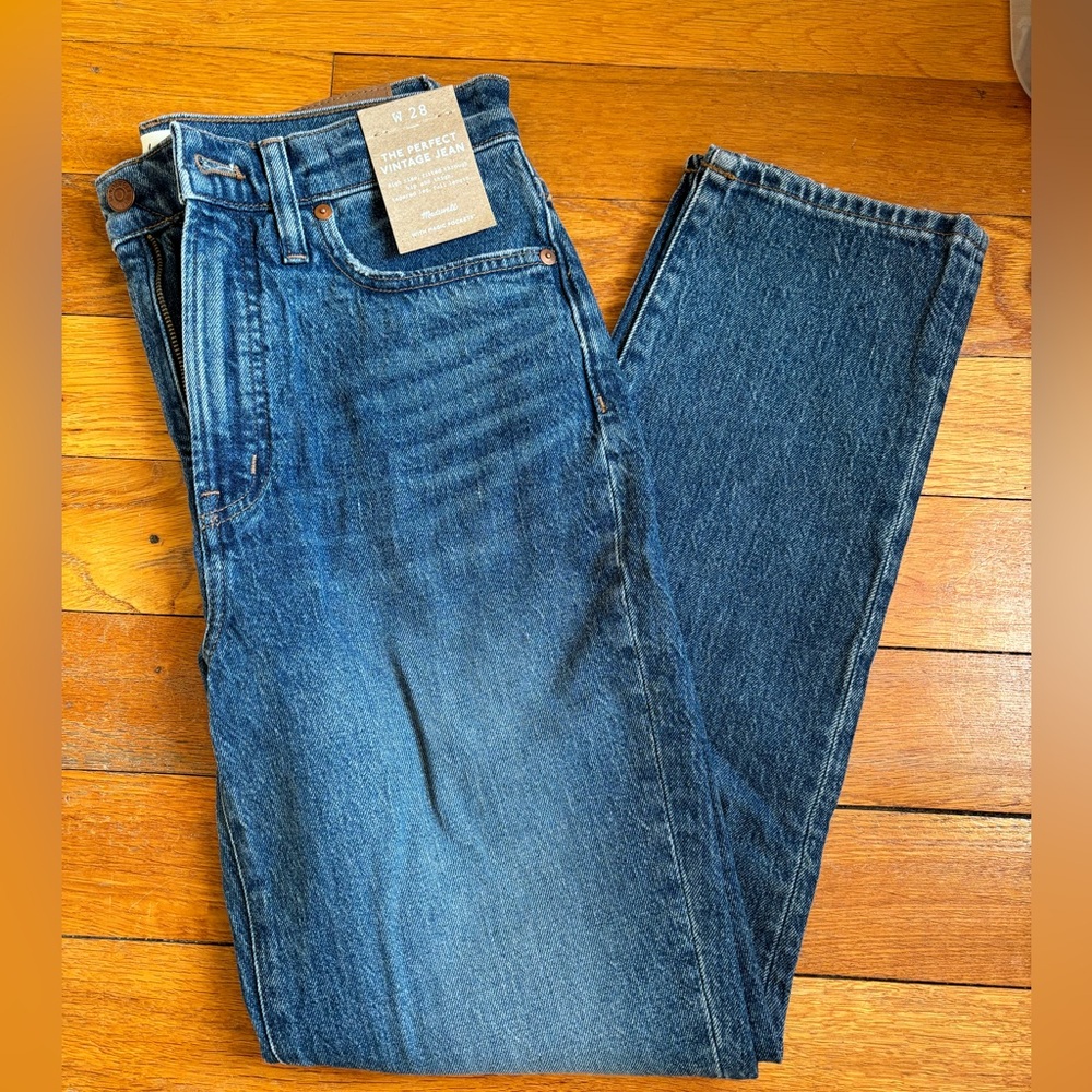 Madewell The Perfect Vintage Jean, size 28 NWT